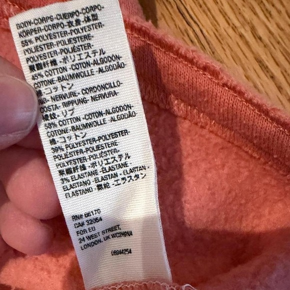 Free People Movement Colorblock Oversized Sweatshirt Medium Raglan Cozy - Picture 5 of 8